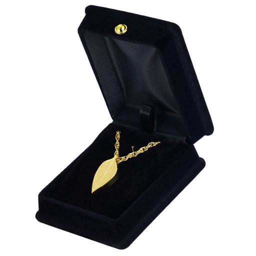 [415 LPG] Gold Leaf Pendant